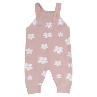 Dungarees (Pink, White)