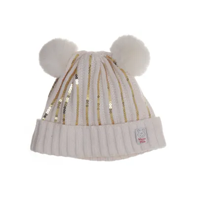 Bonnet à pompon (Blanc, Or) de Winnie the Pooh