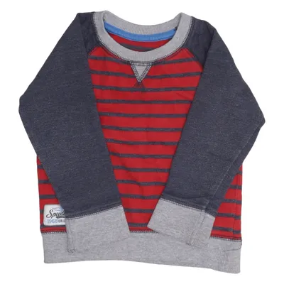 Sweatshirt (Blå, Rød, Grå) fra Little Rebel Bomuld, Polyester