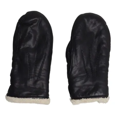 Leather mittens (Black) from Hestra