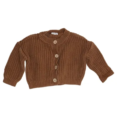 Cardigan (Brown) from The Simple Folk Organic cotton