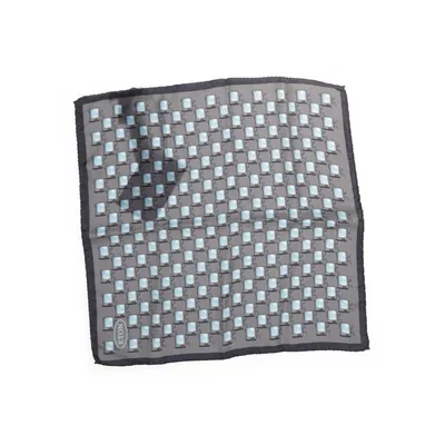 Zakdoek (Grijs, Blauw) van Eton Zijde