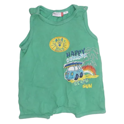 Rompers (Green, Multicolored) from Berti Cotton