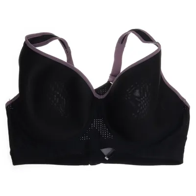 Sport-bh (Zwart, Lila) van Crivit Elastaan, Polyamide, Polyester
