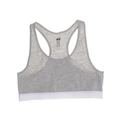 Bralette (Grijs) van H&M Katoen, Elastaan, Viscose