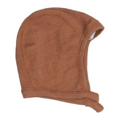Balaklava (Brown) from Joha Merino wool, Silk