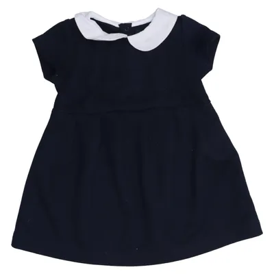 Jurk (Blauw, Wit) van Jacadi Katoen, Elastaan, Polyester, Viscose