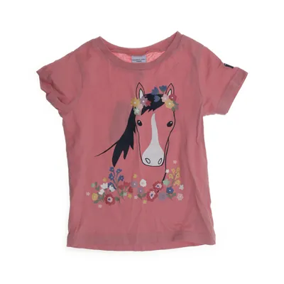 T-shirt (Rosa, Flerfärgad) från Polarn O. Pyret Ekologisk bomull