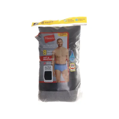 Underwear (Gray, Black) from Hanes Cotton, Polyester