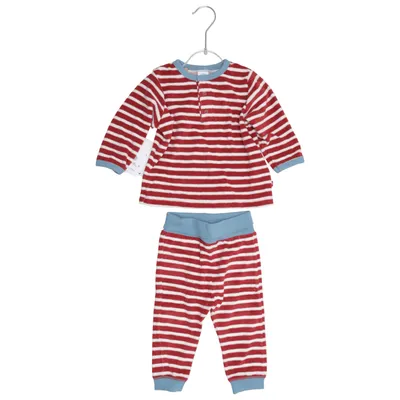 Pyjama (Rouge, Blanc, Bleu) de Sanetta Coton, Polyester