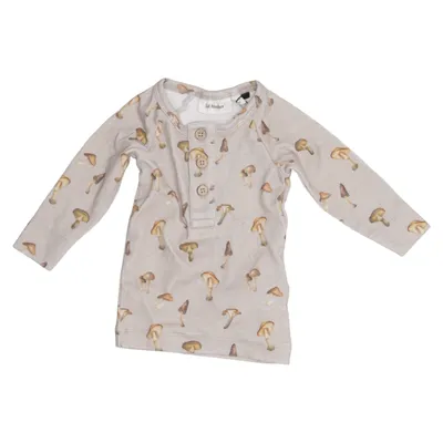 Body (Beige) fra Lil' Atelier Elastan, Modal, Økologisk bomuld