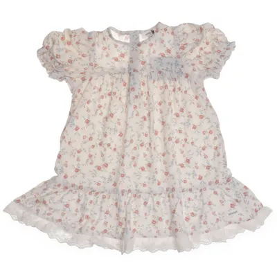 Klänning (Vit, Flerfärgad) från Newbie by KappAhl Bomull