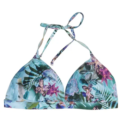 Bikini top (Blue, Multicolored) from KappAhl Elastane, Polyester