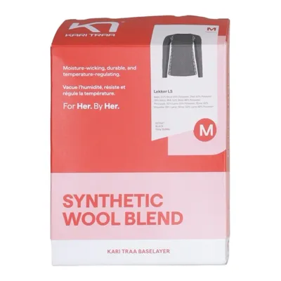 Ondershirt (Zwart) van Kari Traa Polyester, Wol