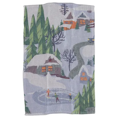 Keukenhanddoek (Blauw, Meerkleurig) van Ekelund Katoen