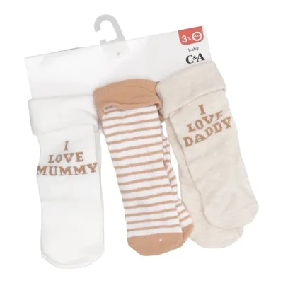 Chaussettes (Beige, Marron, Blanc) de Baby C&A