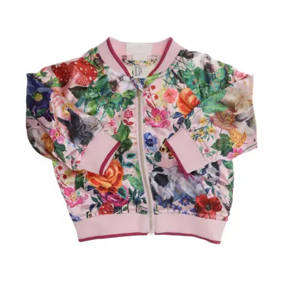 Bomberjacka (Rosa, Flerfärgad) från Nathalie Lété x H&M Polyester, Elastan
