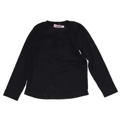 Langærmet t-shirt (Sort) fra Pretty Sille Bomuld