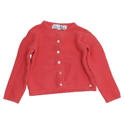 Cardigan (Rouge) de Tartine et Chocolat Coton