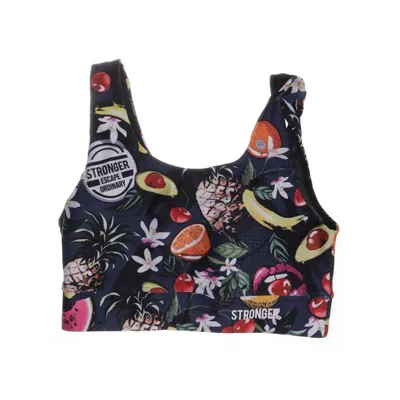 Sports bra (Blue, Multicolored) from Stronger Elastane, Recycled polyester