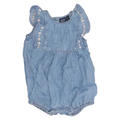 Rompertjes (Blauw) van Gap Denim Katoen