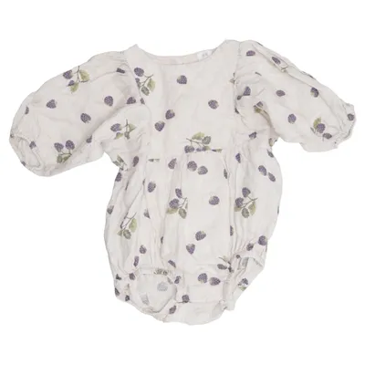 Barboteuse (Beige, Multicolore) de H&M Coton, Lin