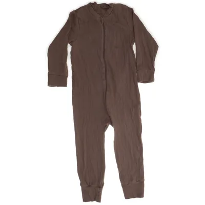 Barboteuse (Marron) de Tiny One Coton, Élasthane