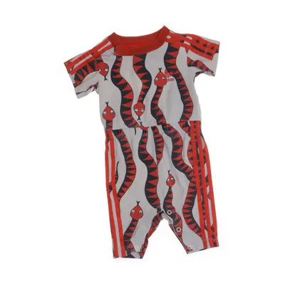 Sparkdräkt (Röd, Vit, Svart) från Adidas Mini Rodini Elastan, Ekologisk bomull