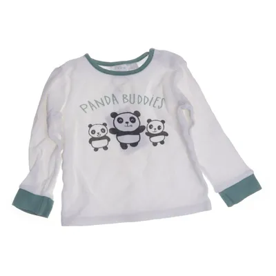 Långärmad t-shirt (Vit, Grön) från Zara Baby