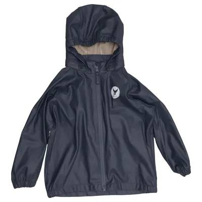Regenjack (Grijs) van Wheat Polyurethaan, Gerecycled polyester