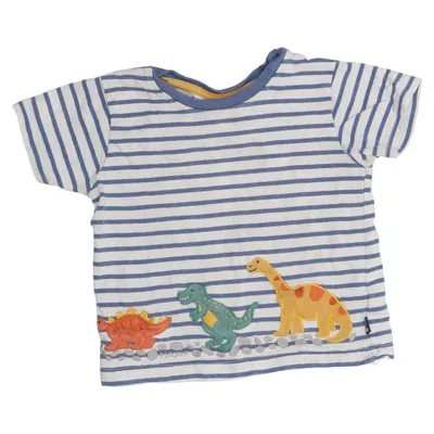 T-shirt (Bleu, Blanc, Multicolore) de Jojo Maman Bébé Coton
