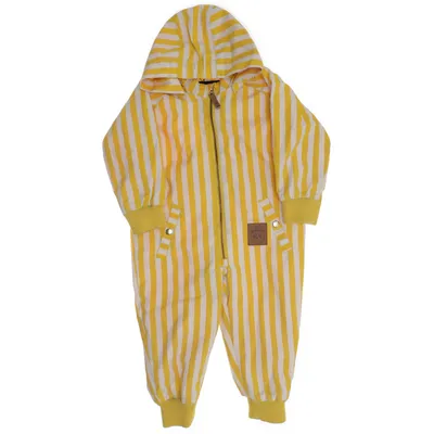 Outdoor overalls (Gul, Hvid) fra Mini Rodini Bomuld, Genanvendt polyester