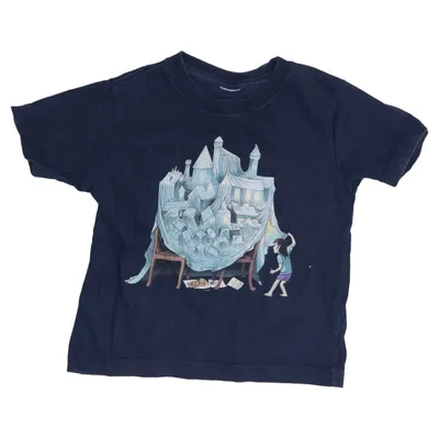 T-shirt (Blue, Multicolored) from Threadless Cotton
