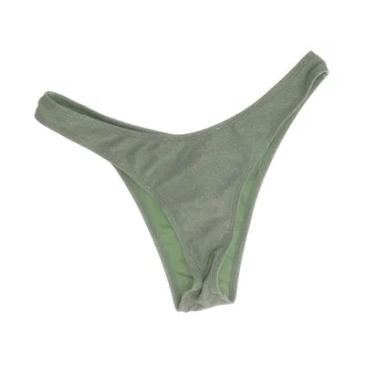 Bikini bottom (Green) from Bik Bok Swimwear Elastane, Metallic fiber, Polyamide, Polyester