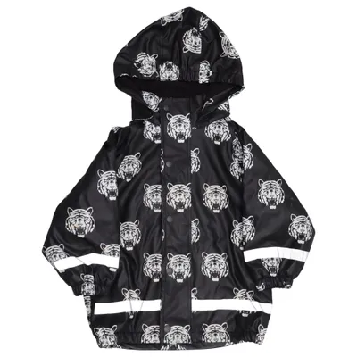 Regenjacke (Schwarz, Weiß) von MyWear Active Polyester