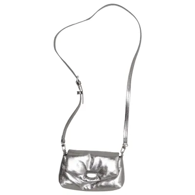 Shoulder-bag (Silver) from Zara Polyurethane