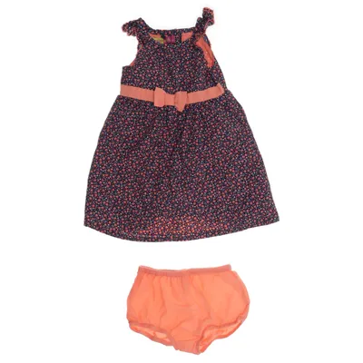 Dress (Blue, Orange) from Penelope Mack Cotton, Polyester