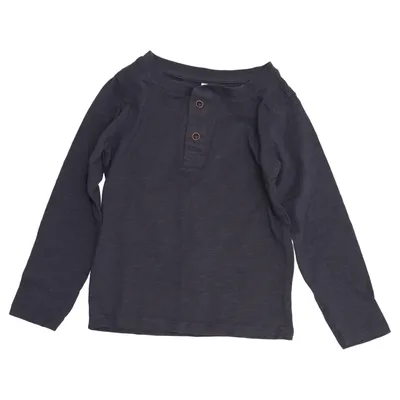 Henley shirt (Grijs) van Dopo Dopo Katoen
