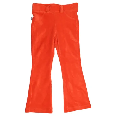 Pantalon en velours (Orange) de Lemon Beret Coton, Élasthane, Polyester