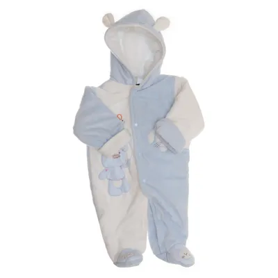 Overall (Vit, Blå) från ABC Bomull