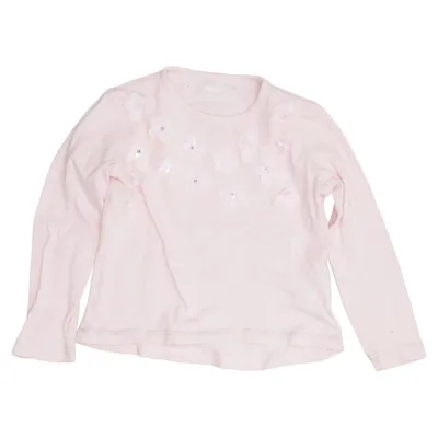 Långärmad t-shirt (Rosa) från Sweet Me Bomull, Elastan