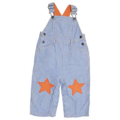 Tuinbroek (Blauw, Wit, Oranje) van Baby Boden Katoen