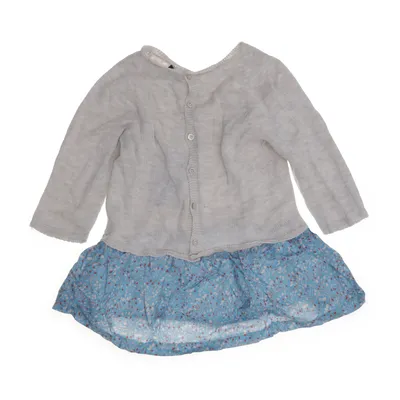 Robe (Bleu, Beige, Multicolore) de Mango Kids Coton
