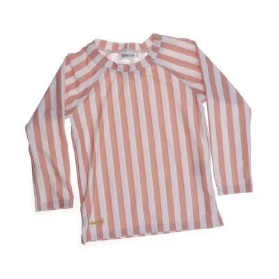 T-shirt de natation (Beige, Blanc) de Liewood Élasthane, Polyester recyclé