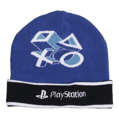Mössa (Blå, Svart, Vit) från Playstation Akryl, Polyamid