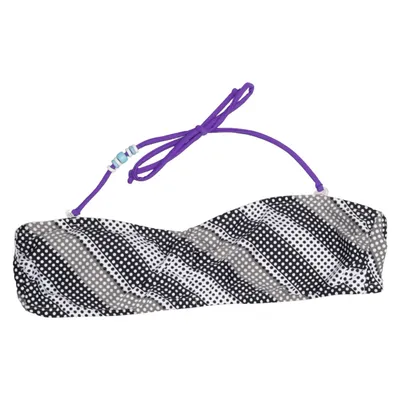 Bikini top (Sort, Hvid, Lilla) fra C Stuf Elastan, Polyamid
