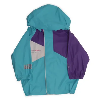 Regnjacka (Vit, Flerfärgad) från Abeko Polyester, Polyuretan