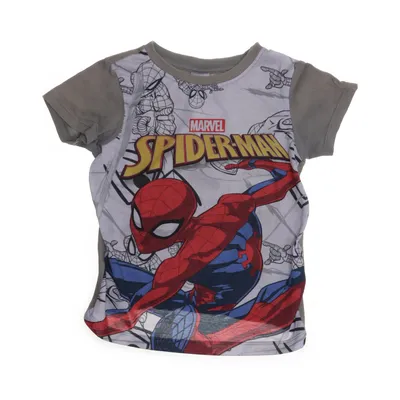 T-shirt (Flerfarvet) fra Marvel Spiderman Bomuld, Polyester