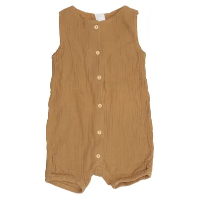 Strampler (Braun) von H&M Baby Baumwolle