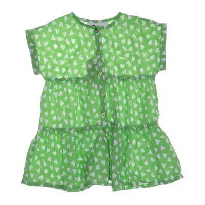 Robe (Vert, Blanc) de Frizzle by Bel&Bo Coton